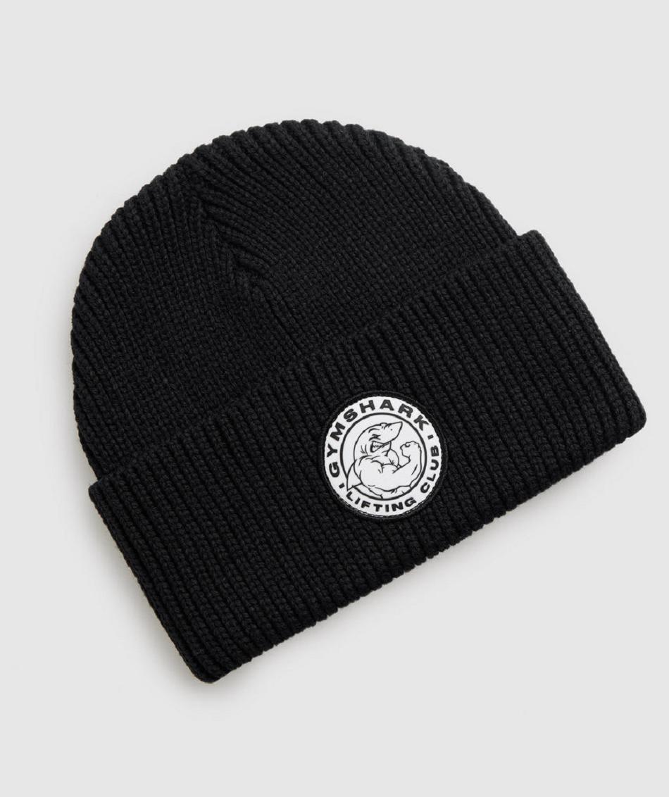 Sombreros Gymshark Legacy Deep Cuff Beanie Accessories Negras | CO 4189HAP